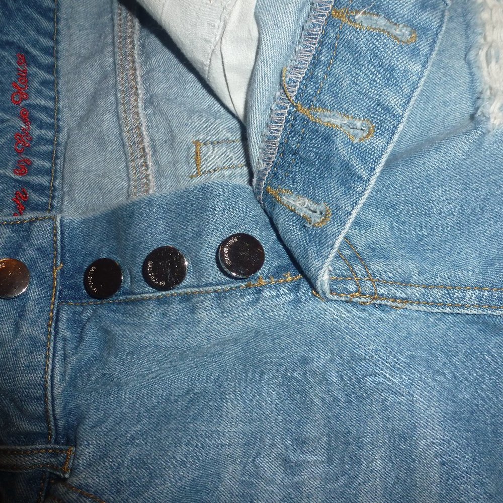 Denim Edition By Basic House Destroyed Ragged Raw… - image 4